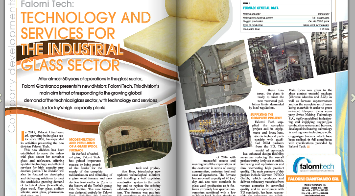 Technology and Services for the Industrial Glass Sector