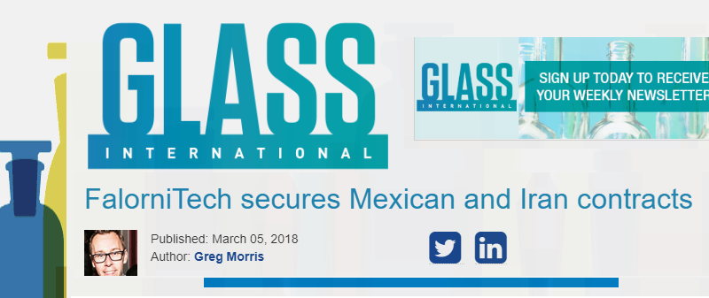 Solutions for container glass production: case history in Iran and Mexico